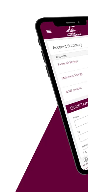 Cape Ann Savings Bank Mobile screenshot 1