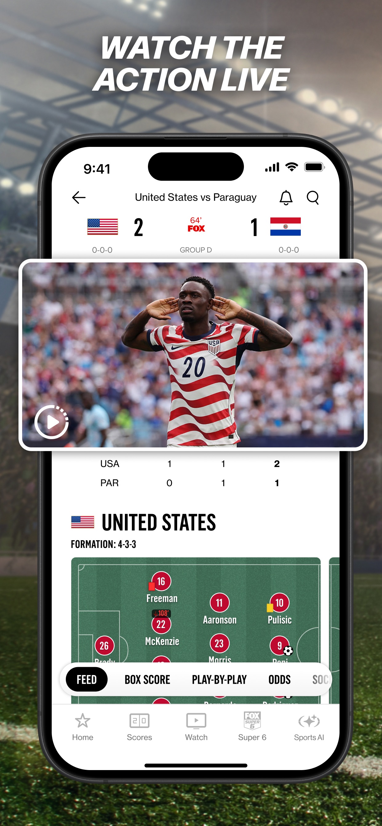 FOX Sports: Watch Live Games screenshot 2