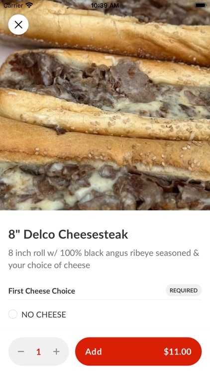 Delco Steaks LLC screenshot-3