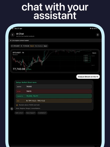 ChartsGPT: AI Chart Analysis iPad screenshot