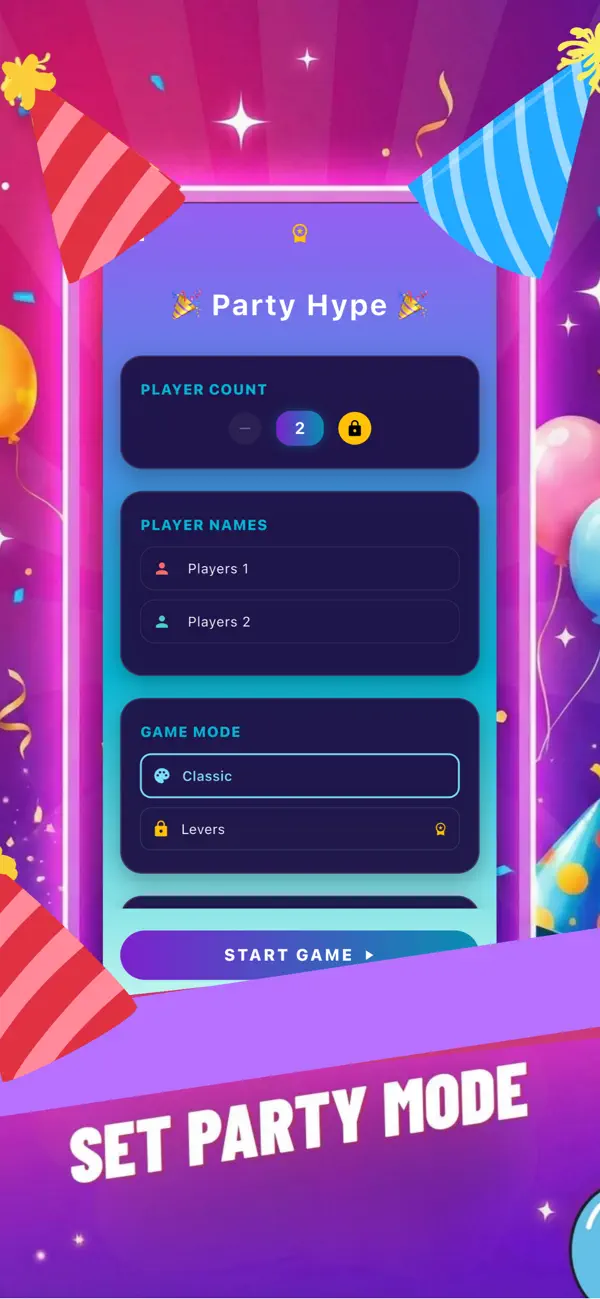 #1. Party Hype: 2 3 4 Player Games (iOS) By: Muzaffer Kuran