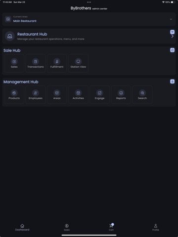 ParksIQ Admin iPad screenshot