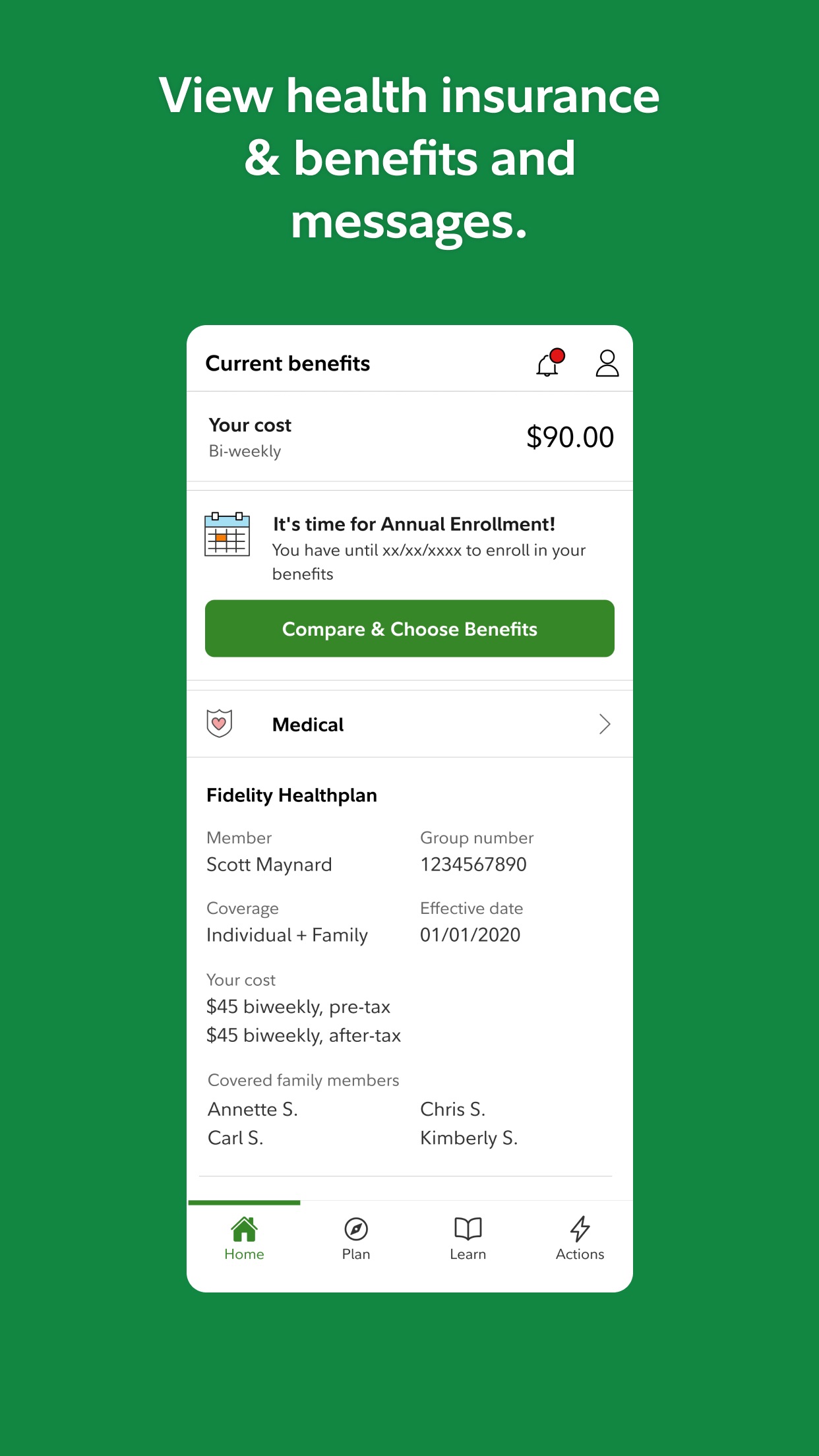 NetBenefits screenshot 3