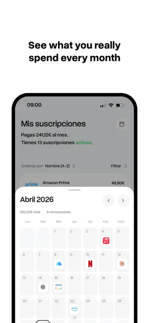 Perezoso Subscriptions screenshot 4