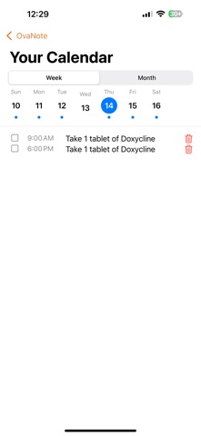OvaNote screenshot