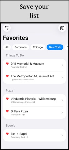 Big City Travel Guide: Planner screenshot