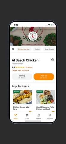 Al Basch Chicken Restaurant iPhone screenshot