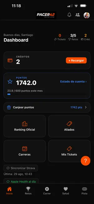 PACER 42 screenshot 1