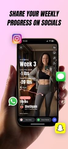 ShotAgain: GLP-1 All-in-1 App iPhone screenshot