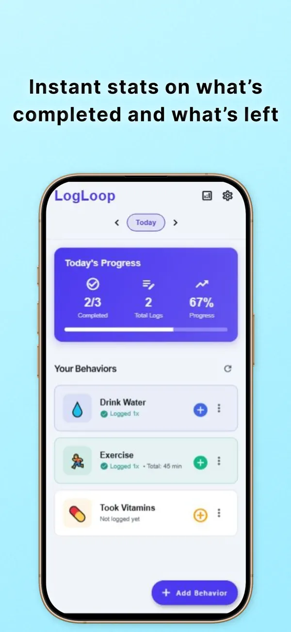 #2. LogLoop: Behavior Tracker (iOS) Göre: LogLoop: Behavior Tracker