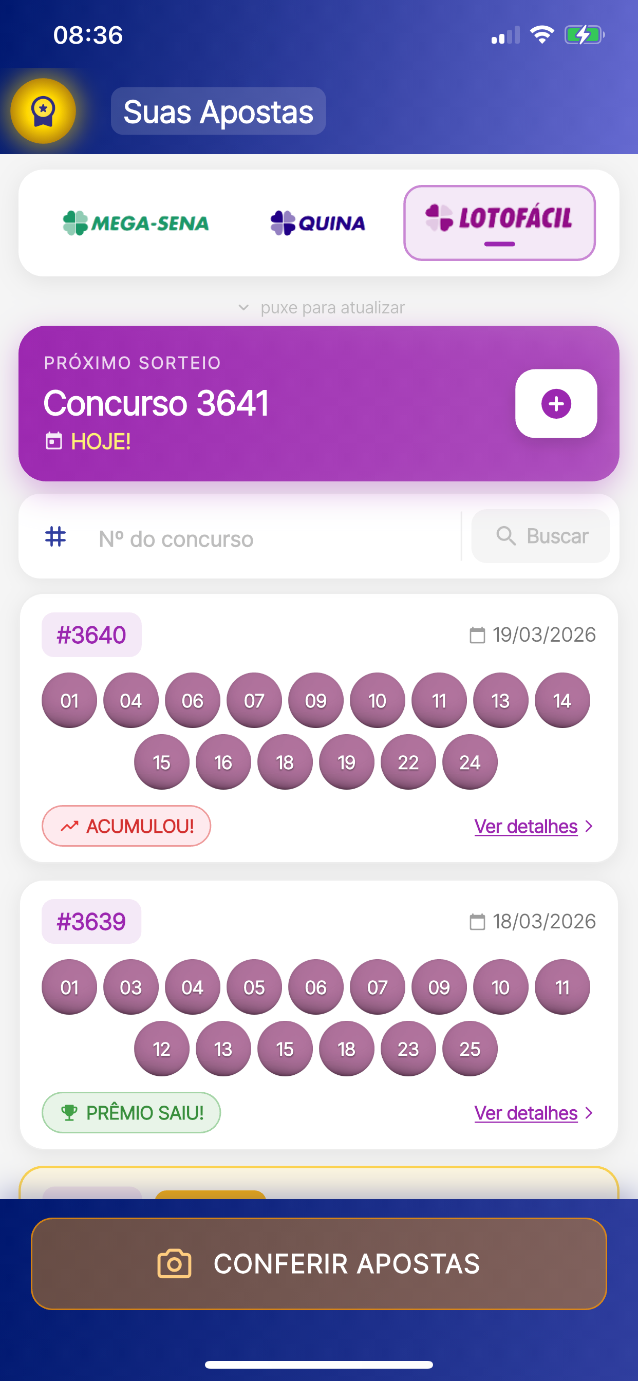 Suas Apostas