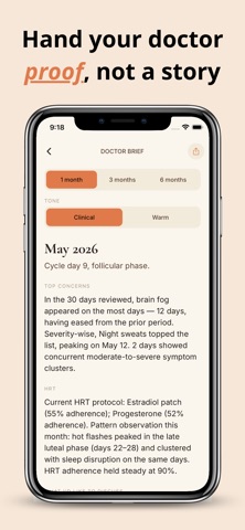 Cusp: Perimenopause Tracker Screenshot 2 of 7