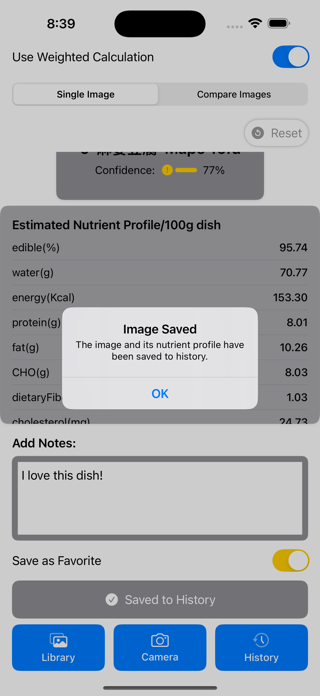 ChineseDishNutrientEstimation Screenshot 3 of 4