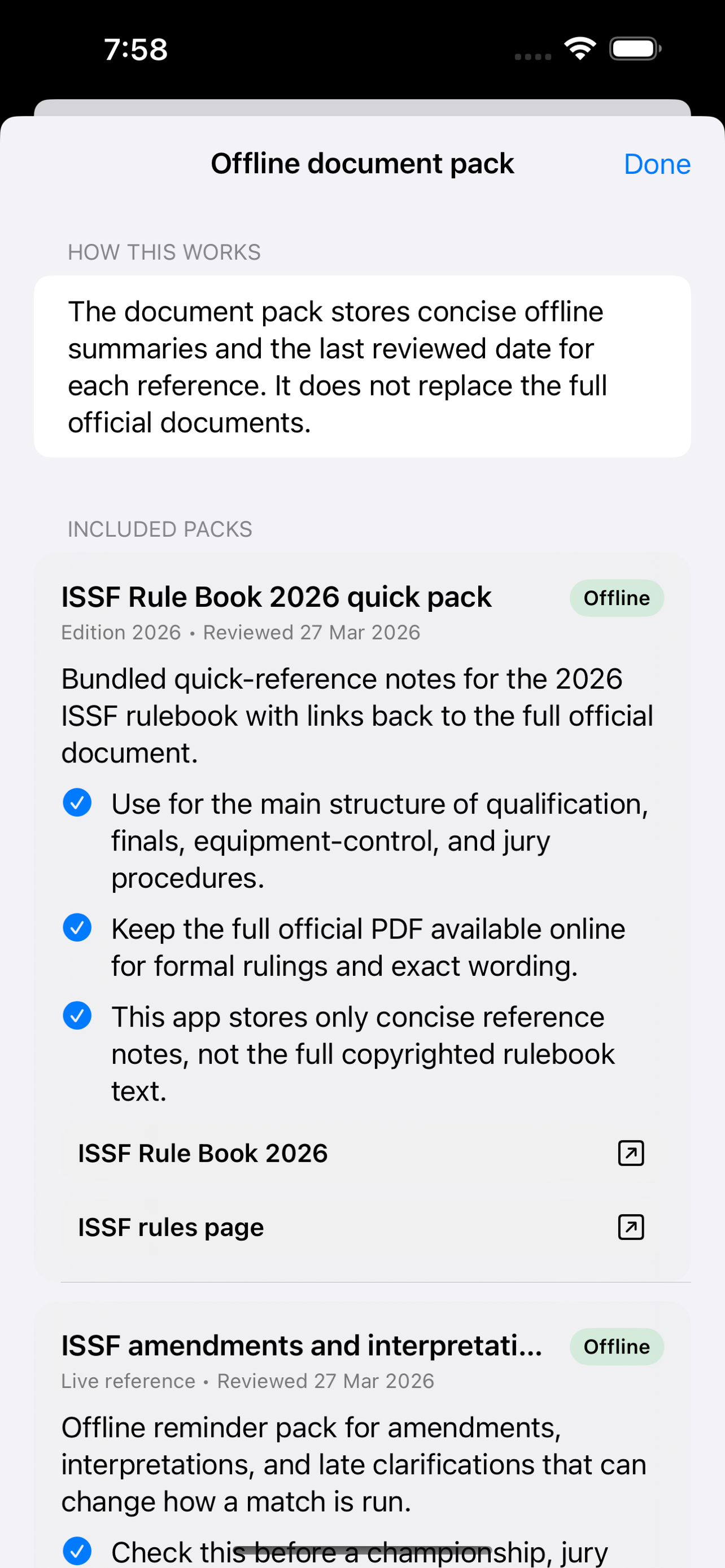 ISSF Rule Check screenshot 5
