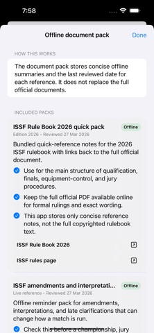 ISSF Rule Check screenshot