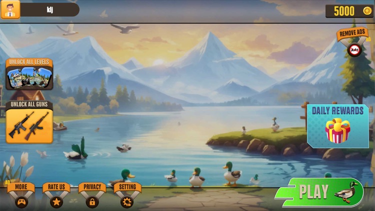 Wild Duck Hunter Shooting Game