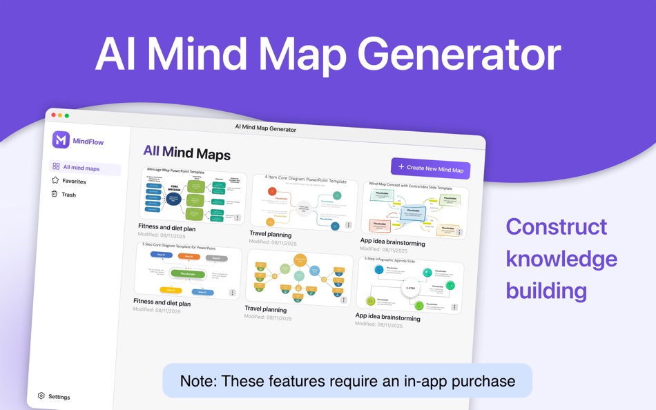 #1. Mimap - Mind Map Maker (macOS) Podle: Codeway