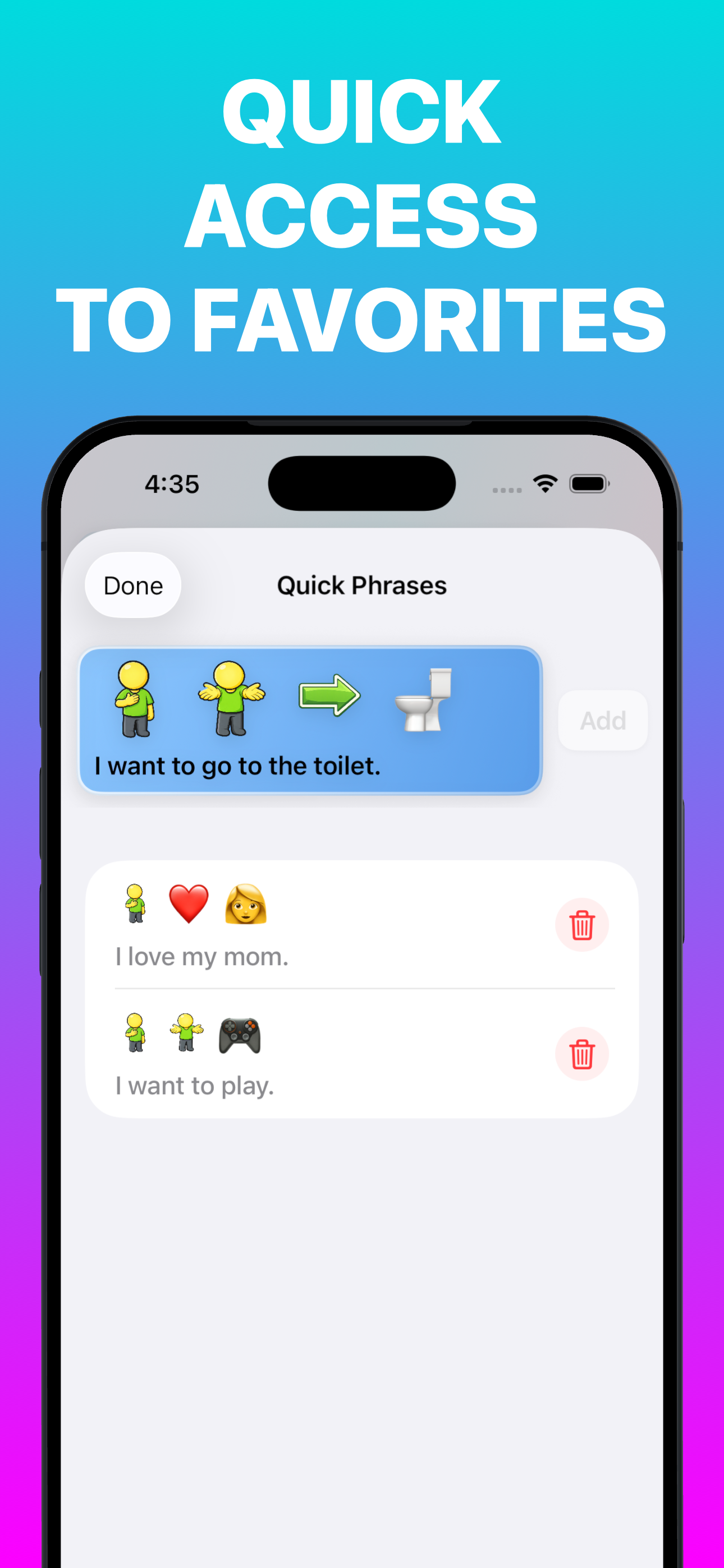 Kids AAC Communication Board screenshot 3