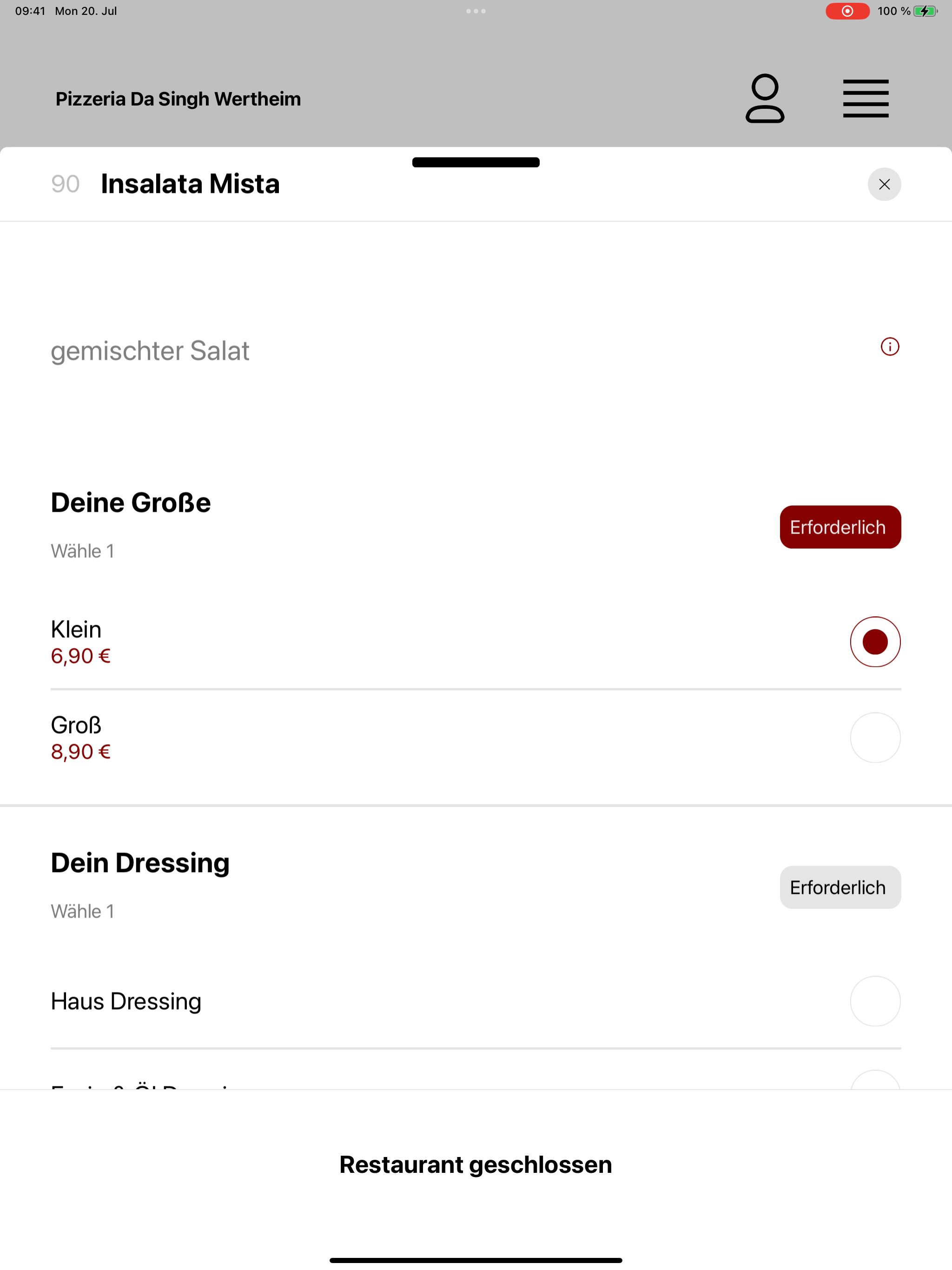 Pizzeria Da Singh Wertheim screenshot 15