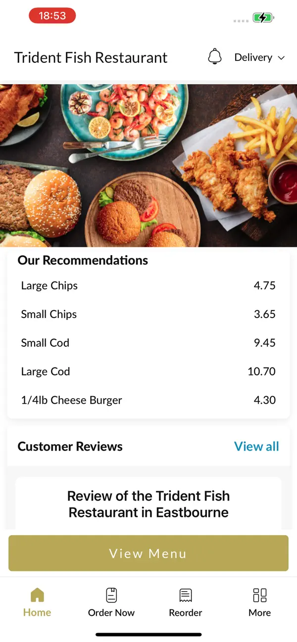 Screenshot #2 pour Trident Fish Restaurant