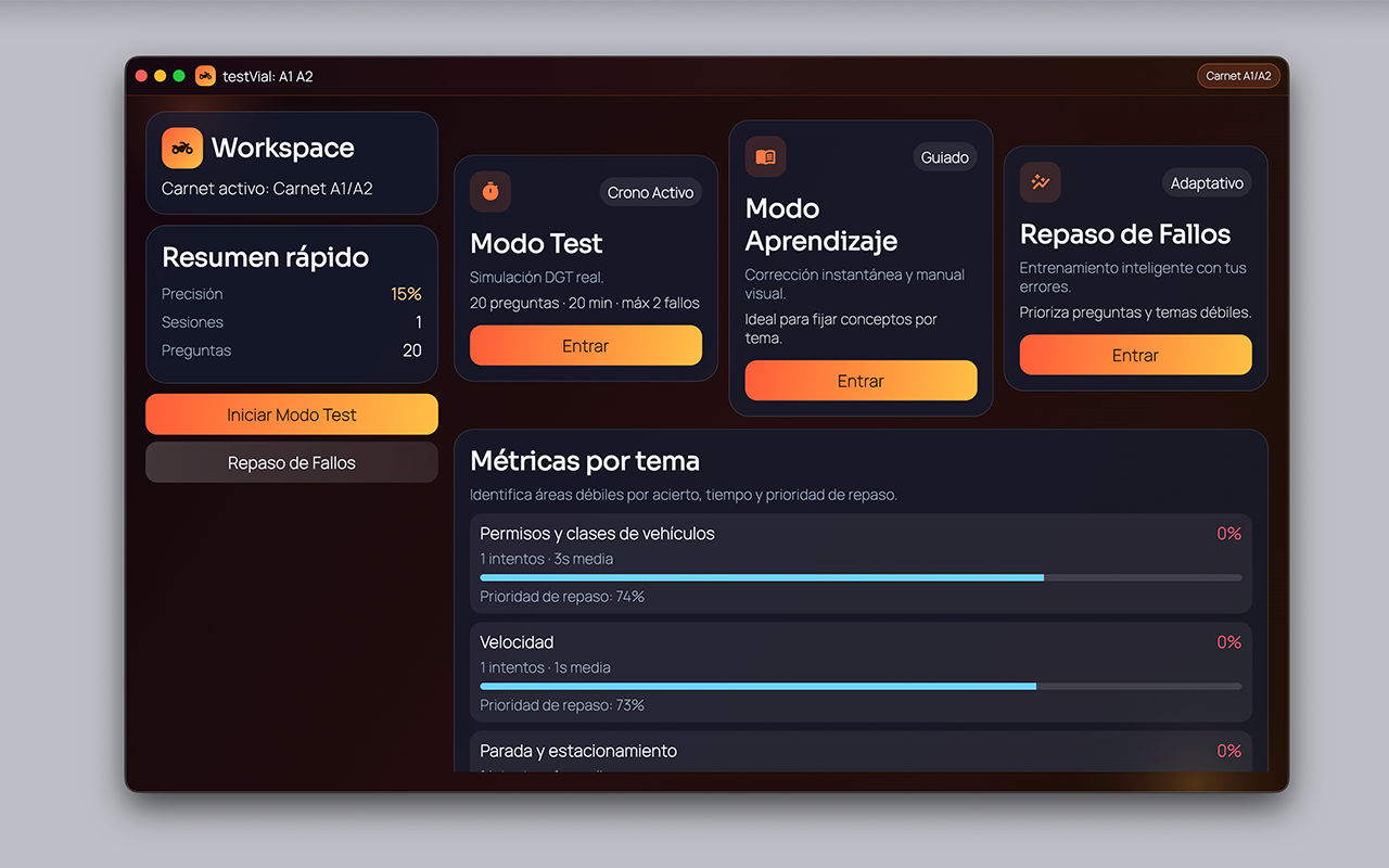 TestVial: Permiso A1-A2 screenshot 19