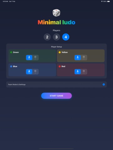 Mini Ludo iPad screenshot