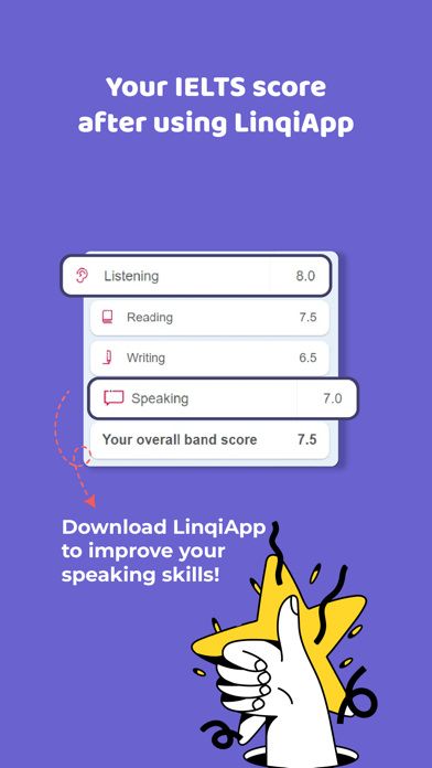 Linqi: English Social Chat App Screenshot