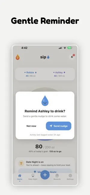 Sip: Water Tracker for Couples screenshot 4