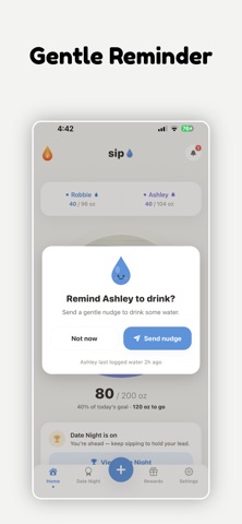 Sip: Water Tracker for Couples Screenshot 4 of 7