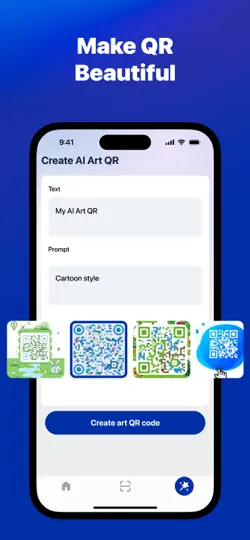 Captura de pantalla de CoreQR Scan - AI Generator en iPhone 4