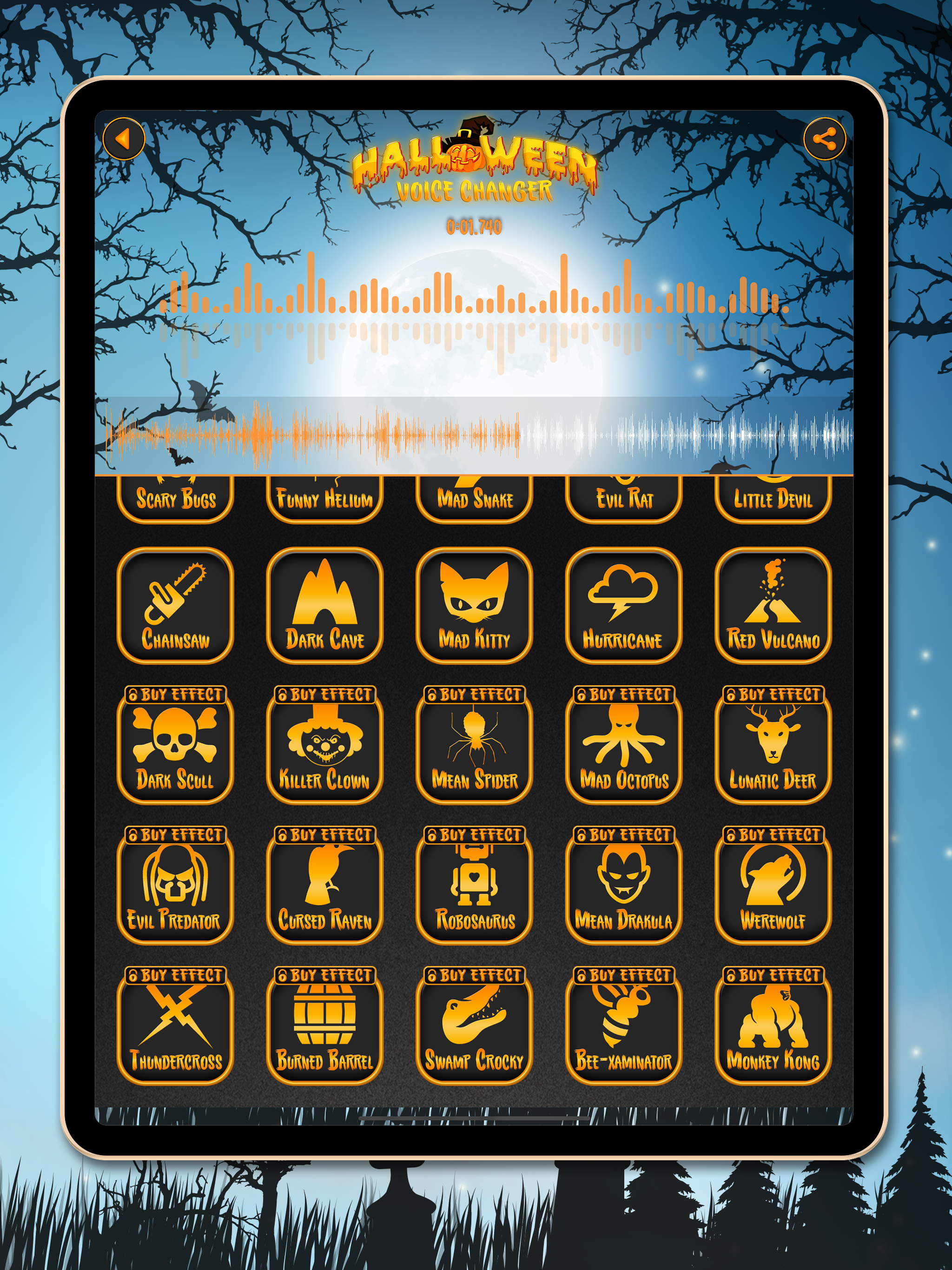 Halloween Voice Changer HQ screenshot 10