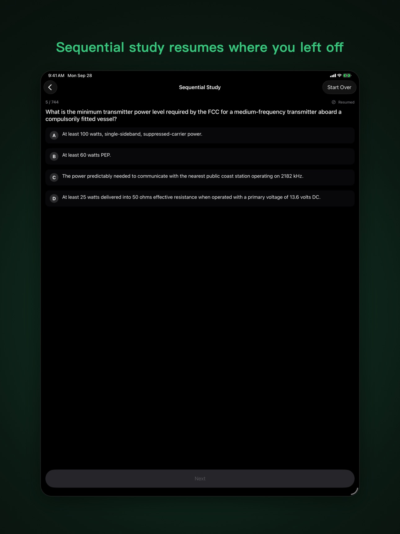 Screenshot 12 of FCC Radio Exam Prep: Mnemonics