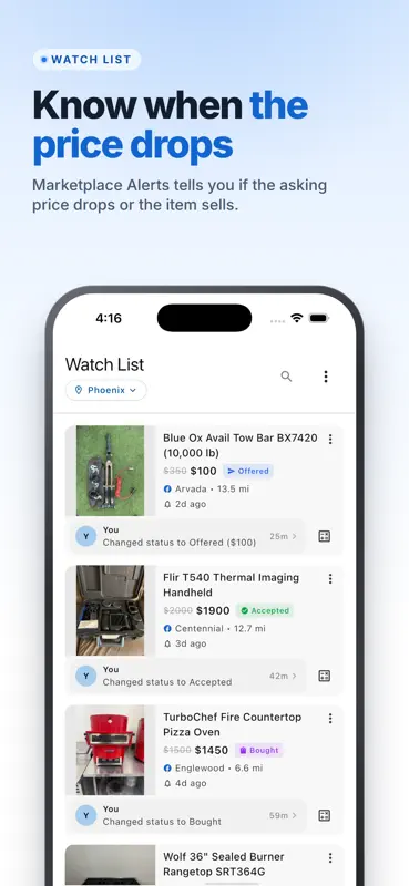 Marketplace Alerts screenshot 4 of 6
