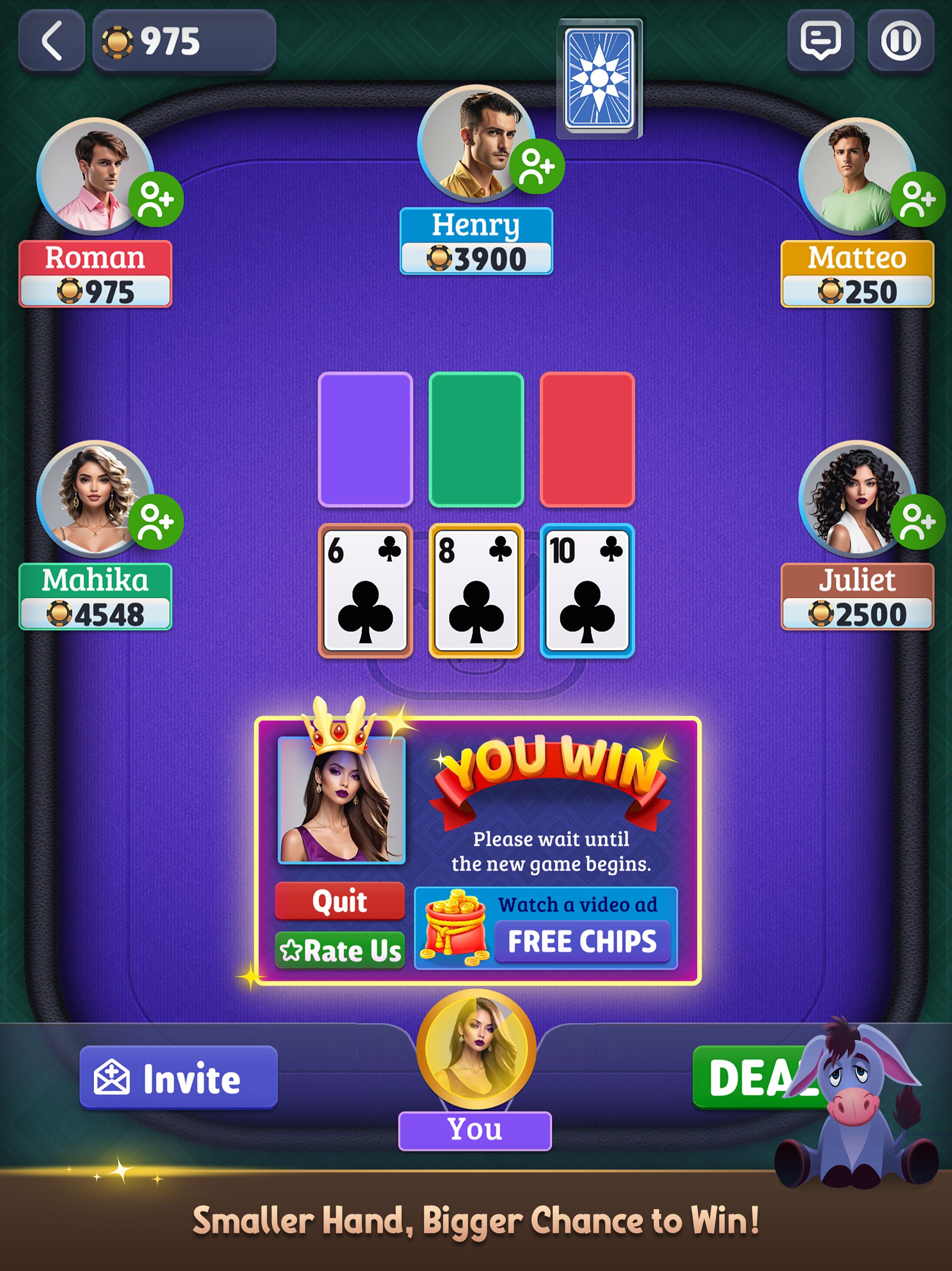 Donkey King: Online Card Game
