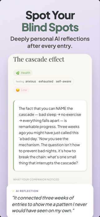 Calmplot: Private AI Journal Screenshot 3 of 6
