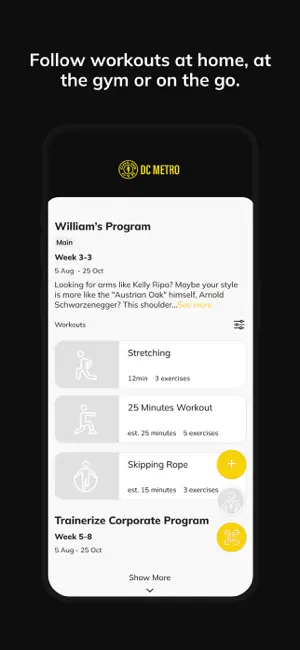 Golds Gym DC METRO screenshot 3