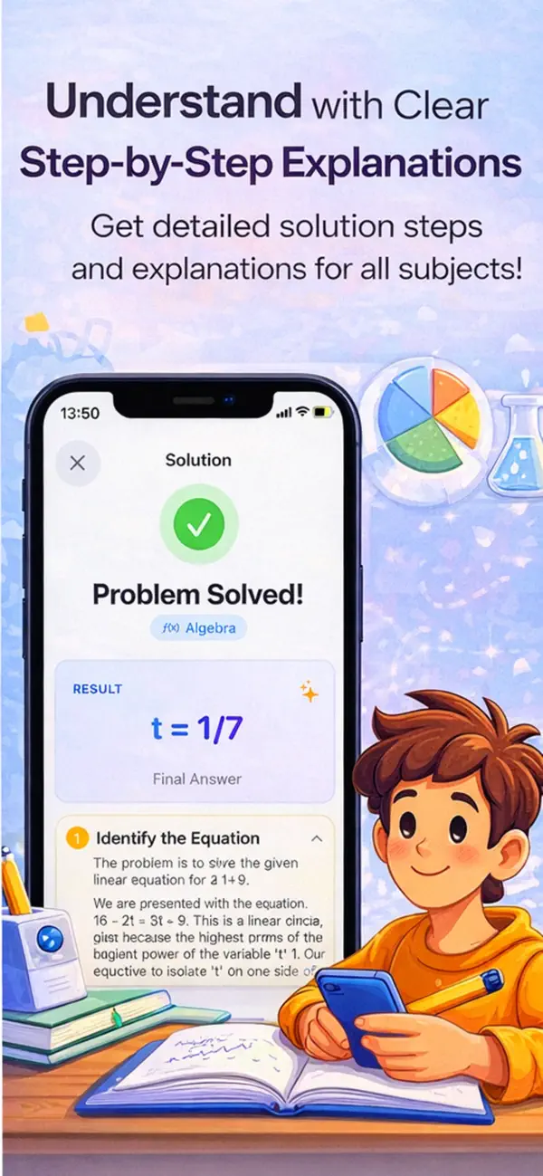 #3. Math Problem Solver : Genius (iOS) Ved: PROSOFT TEKNOLOJI LIMITED SIRKETI