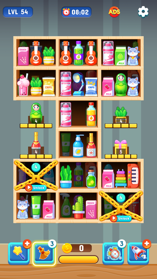 #5. Shelf Sort Puzzle Game (iOS) di: IEC GLOBAL PTY LTD