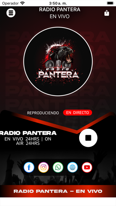 Radio Pantera Screenshot