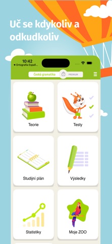 Česká gramatika app screenshot