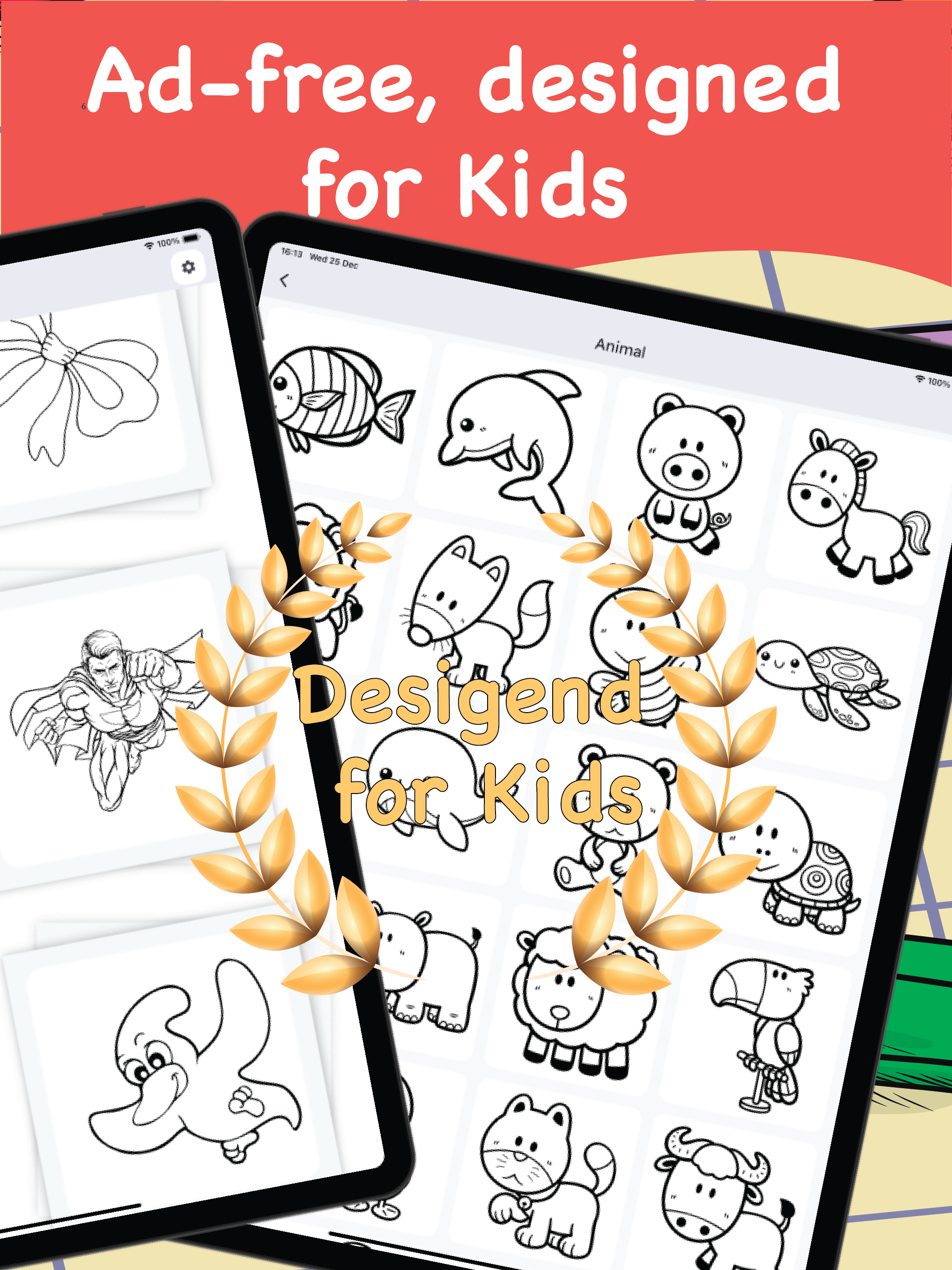 Coloring Book for Kids 1-5!