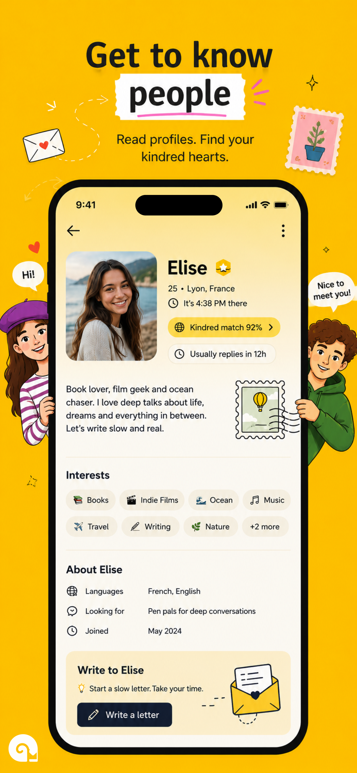 SnailPost: Slow Penpal Letters screenshot 2