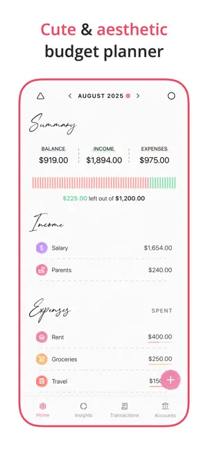 Fleur - Budget Planner App screenshot 1