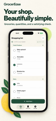 GrocerEase: Shopping Assistant Screenshot 1 of 4