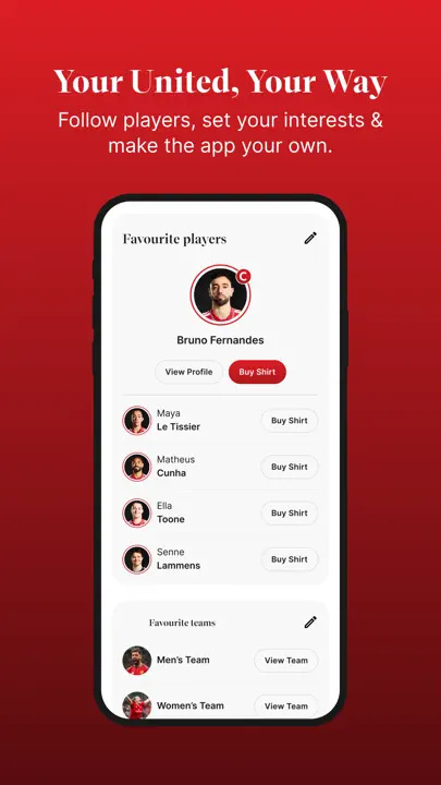Manchester United Official App iPhone-skjermbilde 6