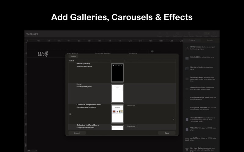 Screenshot #3 pour Wolf 2 - Responsive Designer