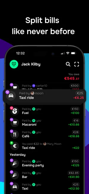 Splitt: Split Expenses & Bills screenshot 1