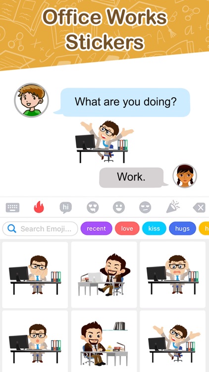 Office Works Sticker screenshot-3