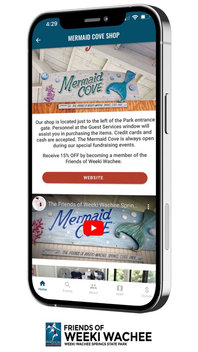 Friends of Weeki Wachee Screenshot
