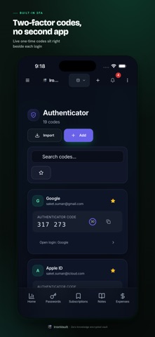 IronVault: Password Manager screenshot